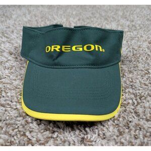 Nike Oregon Ducks Dri-Fit Visor Hat Unisex Adult One Size Adjustable Green Logo